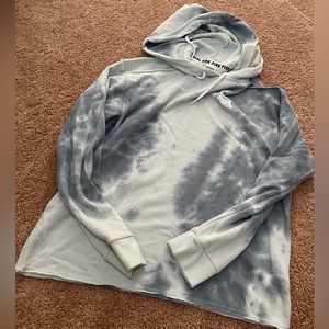 Vs pink gold shoulder hoodie
